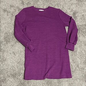She + Sky Rich Purple Knit Dress